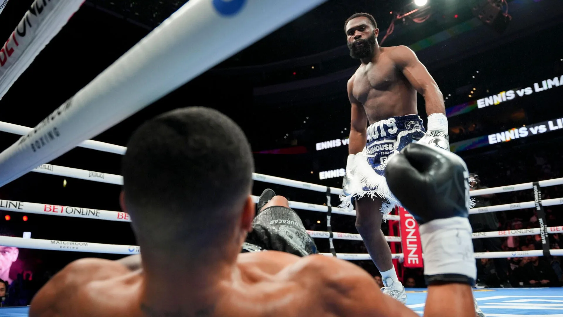 Jaron "Boots" Ennis Annihilates Uisma Lima in Junior Middleweight Debut, Signaling Intent to Dominate