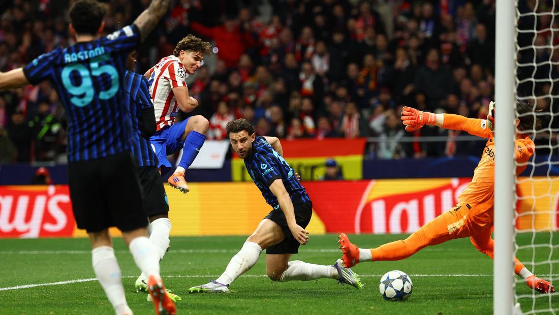 Julian Alvarez’s Early Strike Propels Atletico Madrid to First-Leg Advantage Over Inter Milan.