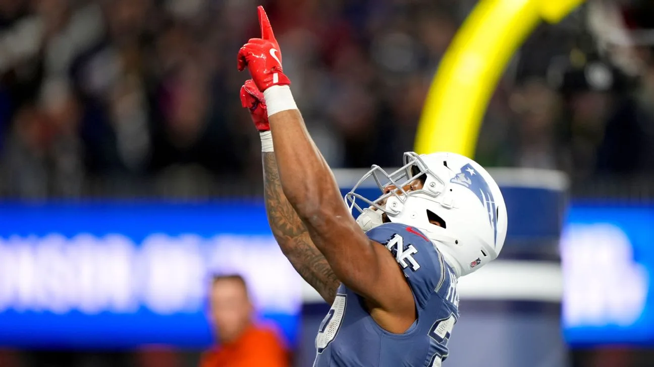 New England Secures NFL’s Top Record as Rookie Henderson Ignites Offense Against Jets
