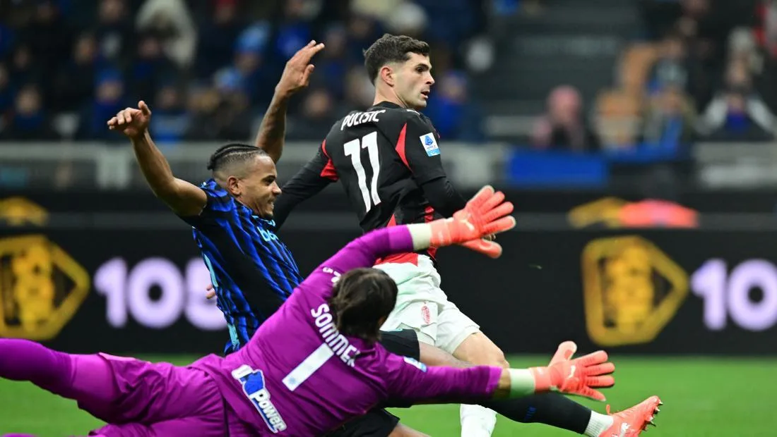 Pulisic’s Decisive Strike Secures Milan Derby Victory as Calhanoglu’s Penalty Miss Proves Costly for Inter