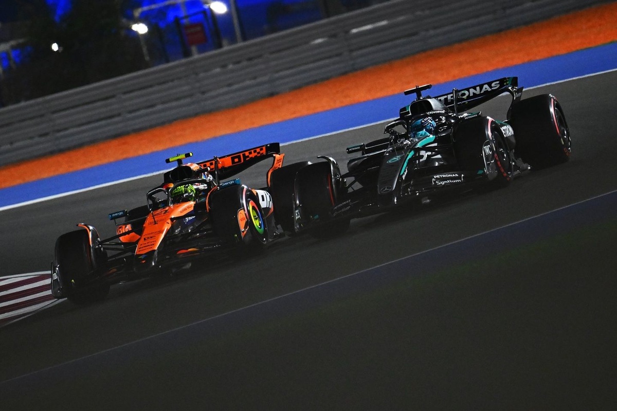 Qatar Sprint: Norris Targets Crucial Turn 1 Move Amidst Overtaking Concerns at Losail