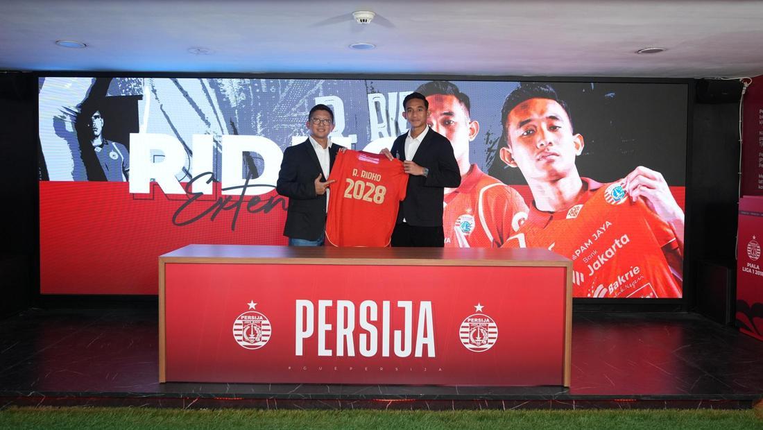 Rizky Ridho Commits Long-Term Future to Persija Jakarta with Contract Extension to 2028.