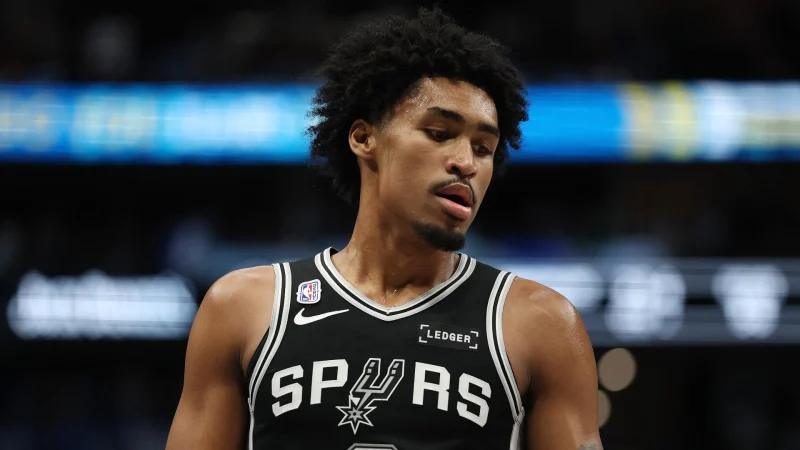San Antonio’s Dylan Harper Sidelined by Calf Strain, Shifting Rookie of the Year Landscape