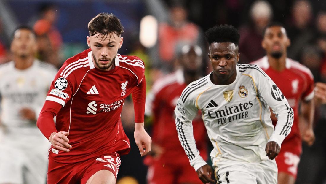Vinicius Junior nullified as Conor Bradley shines in Liverpool’s Champions League triumph over Real Madrid.
