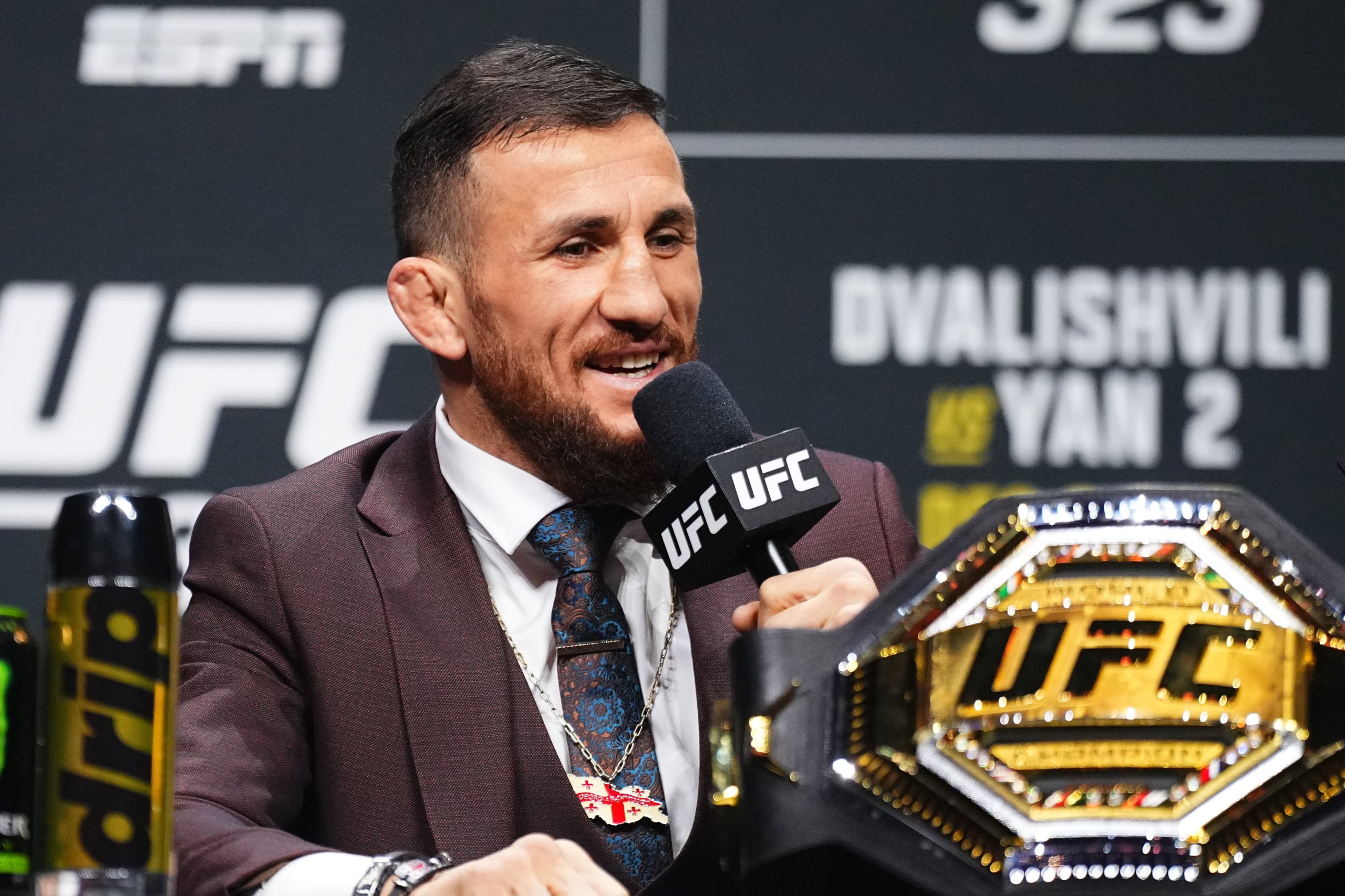 Bantamweight Champion Dvalishvili Blasts Yan’s Injury Claims Ahead of UFC 323 Title Defense