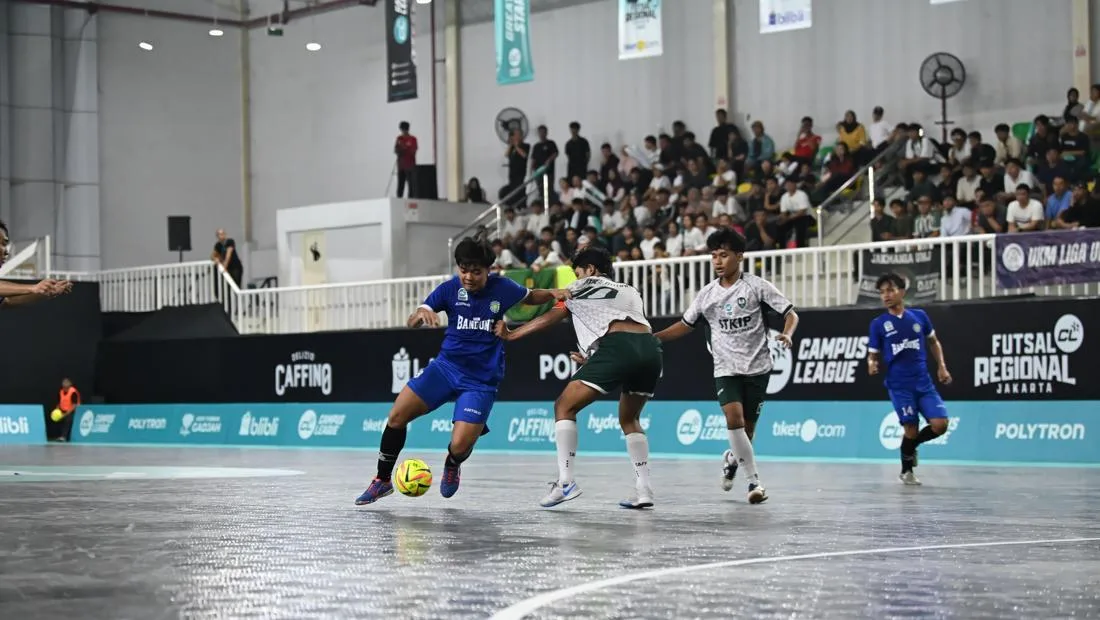 Campus League Futsal Regional Jakarta 2025 concludes with UIN Sunan Gunung Djati and STKIP Pasundan claiming titles.