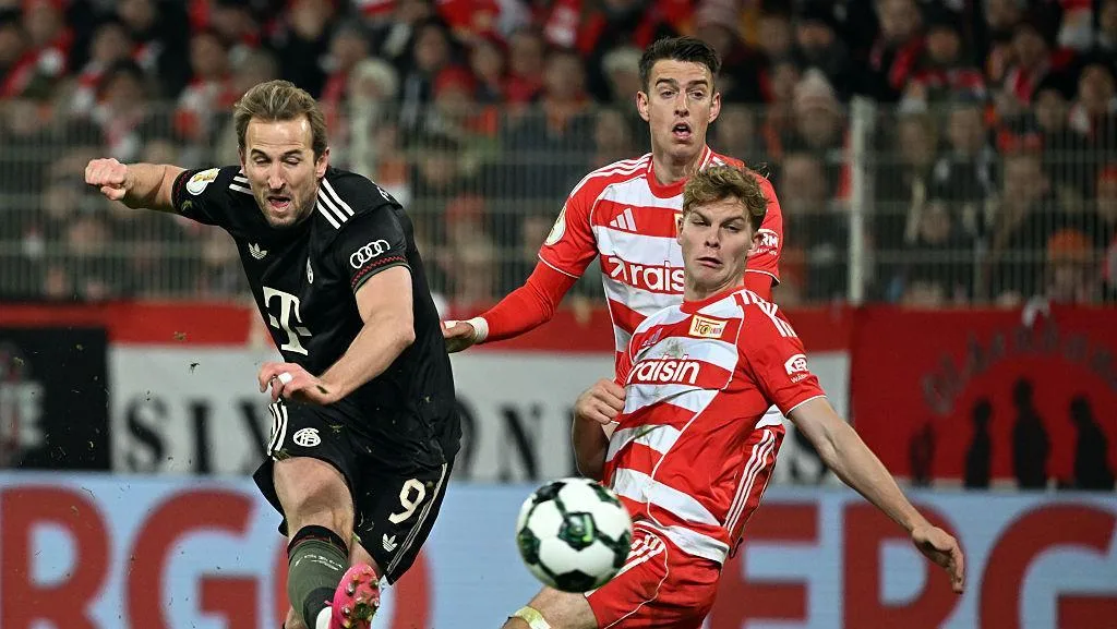 Harry Kane’s Bayern Munich Edge Past Union Berlin in DFB-Pokal Thriller, Securing Quarterfinal Berth.