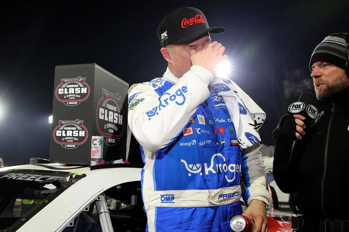 Emotional Ryan Preece Conquers Chaotic Cook Out Clash at Bowman Gray Stadium Amidst Unprecedented Weather and Caution-Filled Spectacle