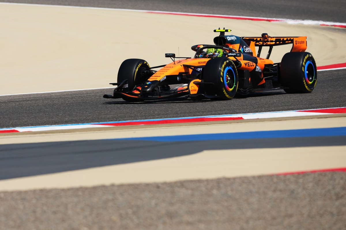 McLaren’s Lando Norris Sets Pace in Bahrain Test Morning as Ferrari’s Groundbreaking Aero Meets Early Setback