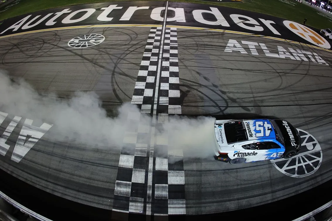 Reddick Secures Dramatic Double Overtime Victory at Atlanta Motor Speedway in Record-Shattering Cup Race