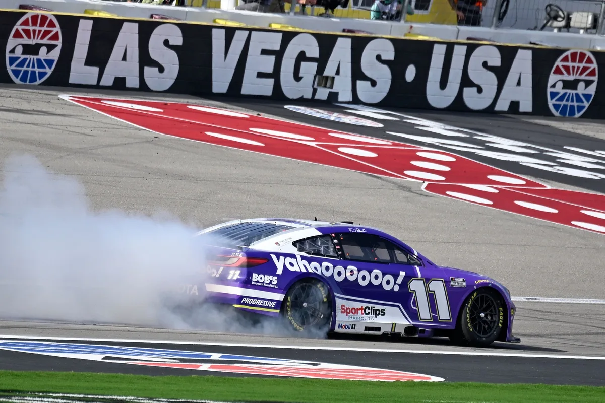 Denny Hamlin Ascends All-Time Wins List with Dominant Vegas Victory as NASCAR Cup Series Showcases Uncharacteristic Cleanliness