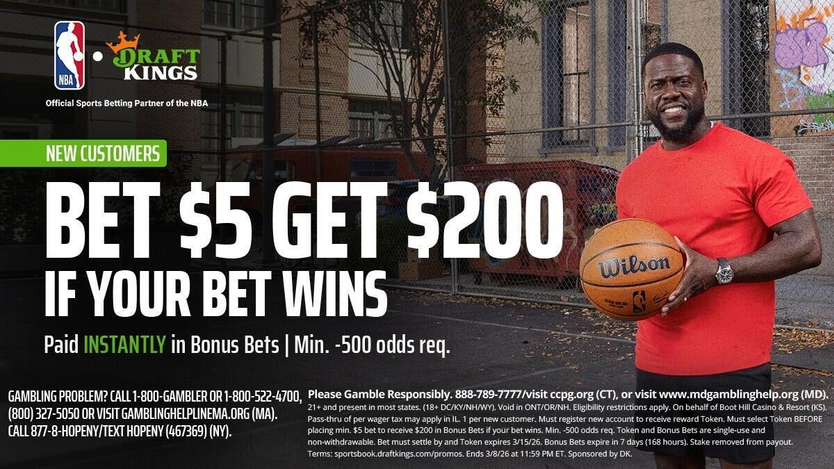 DraftKings Introduces $200 Bonus Bet Offer for Key Monday NBA and College Basketball Matchups