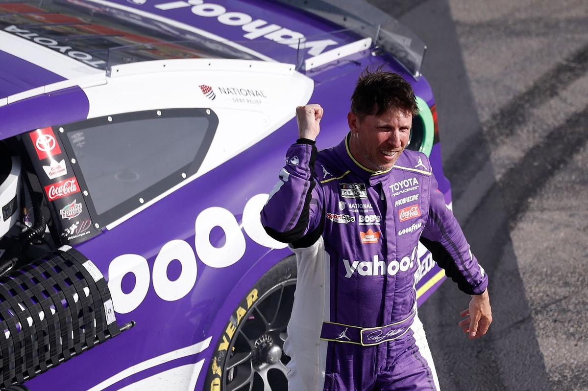 Veteran Denny Hamlin Proves Age is Just a Number with Dominant Vegas Victory