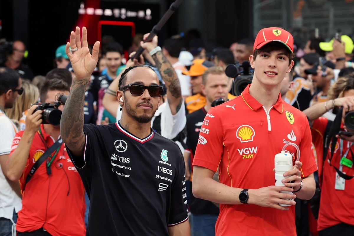 Veteran Champion Lewis Hamilton Extends Personal Support to Ollie Bearman Following Impressive Ferrari F1 Debut
