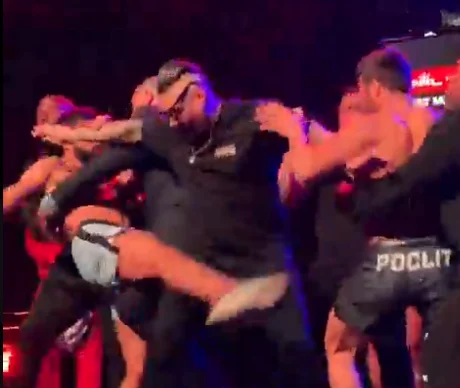 Chaos Erupts at PFL Brussels Weigh-Ins as Welterweight Face-Off Spirals into Brawl, Dan Hardy Narrowly Avoids Injury
