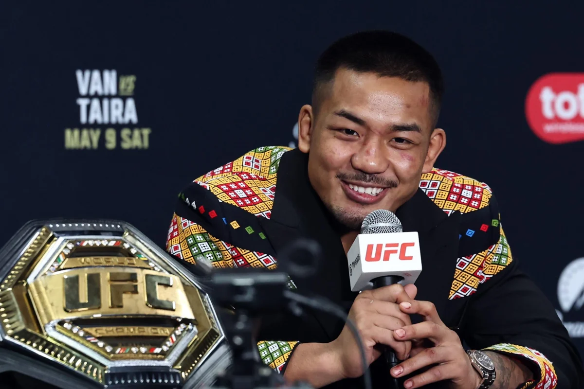 Flyweight Champion Joshua Van Extends Rematch Offer and Unconventional Health Advice to Injured Alexandre Pantoja Following Dominant Title Defense.