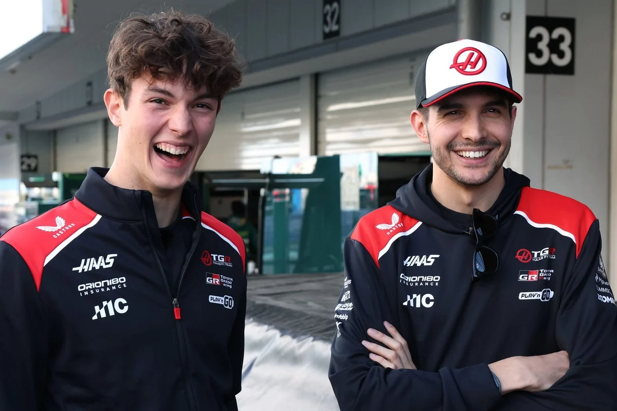 Haas Duo Ollie Bearman and Esteban Ocon Ignite Fan Enthusiasm with Fiery "Hot Ones Versus" Appearance