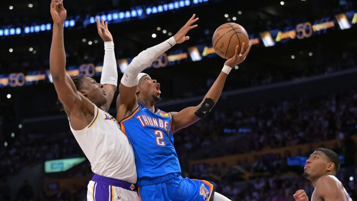 Oklahoma City Thunder Seek Game 4 Clincher Against Beleaguered Lakers in Western Conference Semifinals.