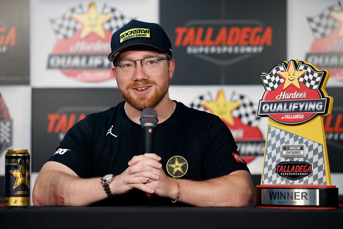 Sudden Storms Wash Out Talladega Qualifying; Tyler Reddick Secures Pole Position