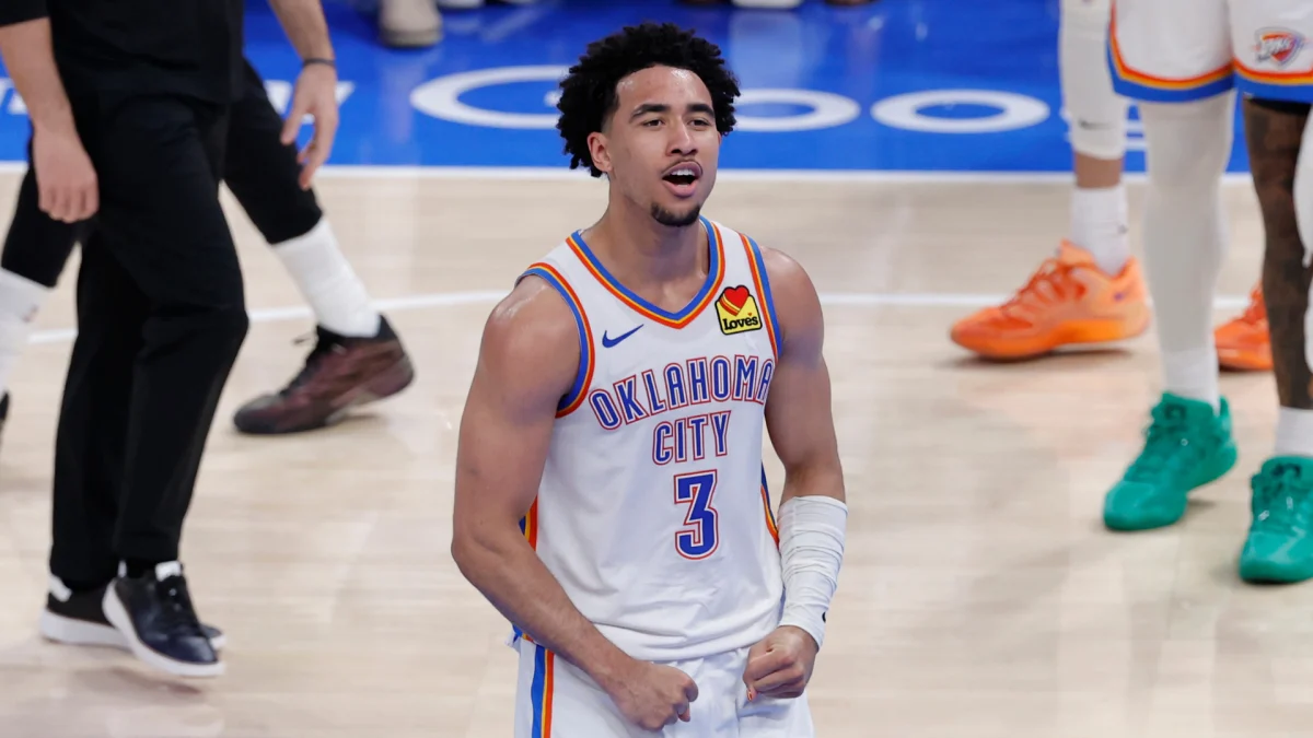 Thunder’s Jared McCain says Spurs made threat after ‘crazy’ hard foul at end of Game 5