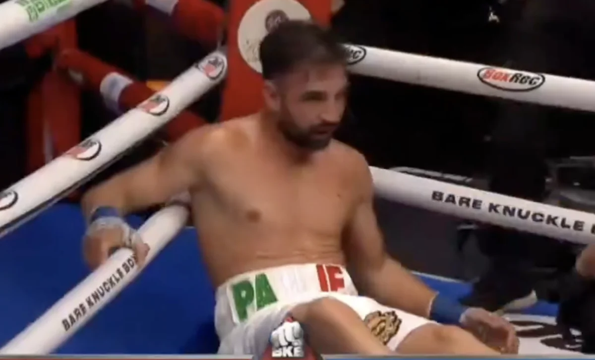 Video: Paulie Malignaggi obliterated by UFC veteran in bare-knuckle boxing match