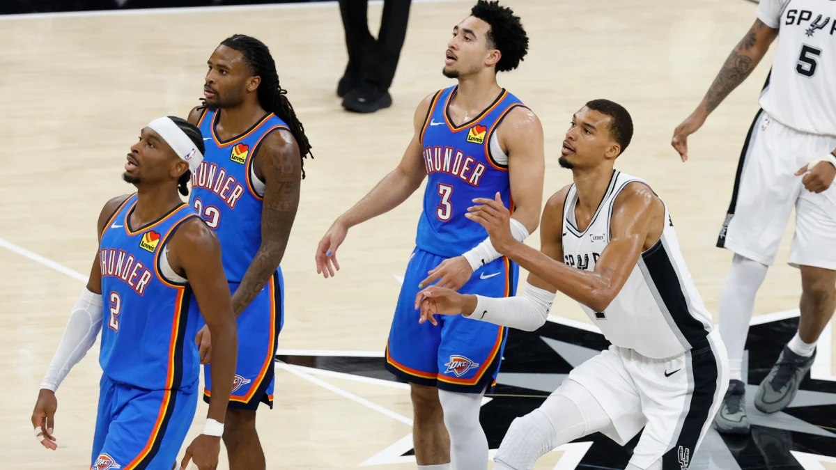 Western Conference Finals Intensifies as Thunder and Spurs Stand Even, Experts Reassess Paths to NBA Finals