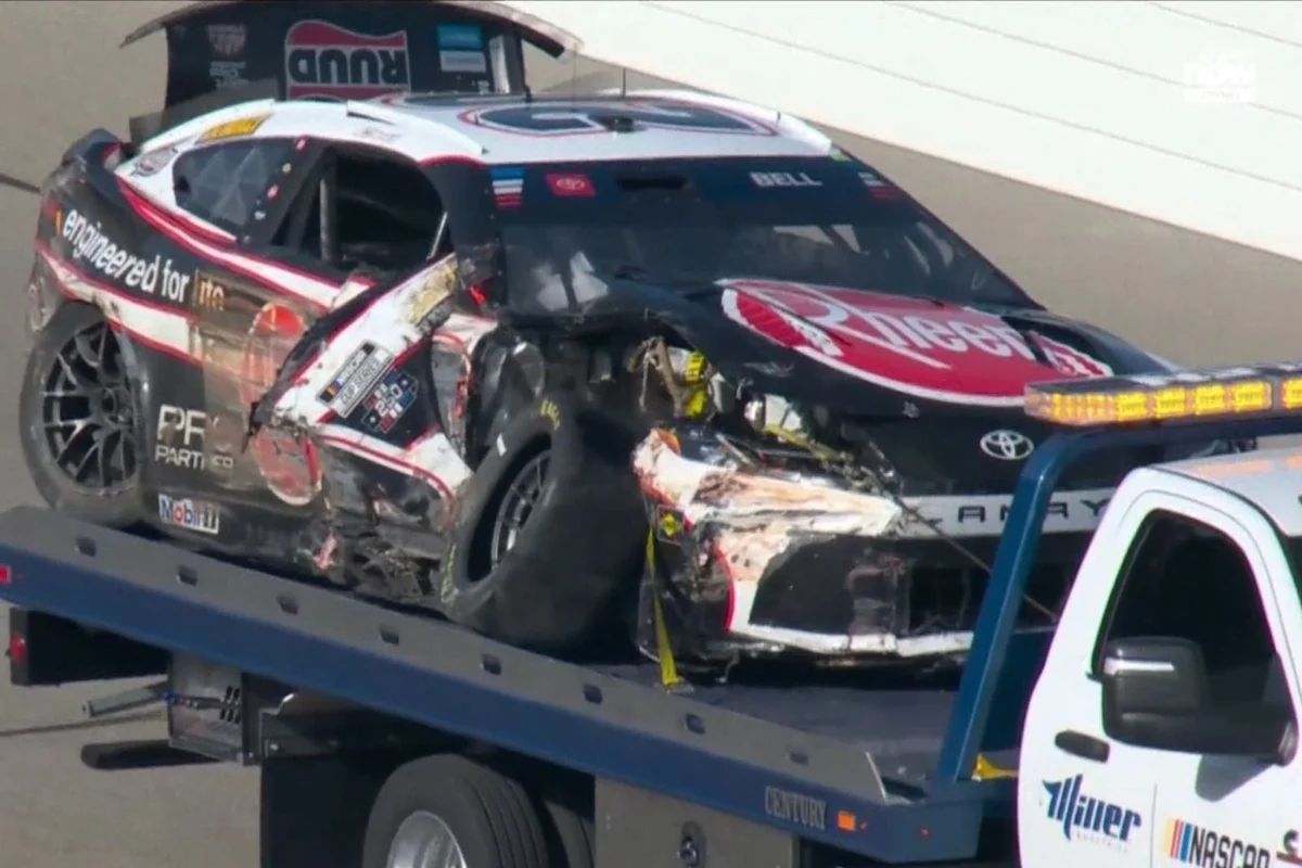 Chaos Reigns Supreme as Denny Hamlin Dominates a Carnage-Filled NASCAR Cup Race at Michigan International Speedway