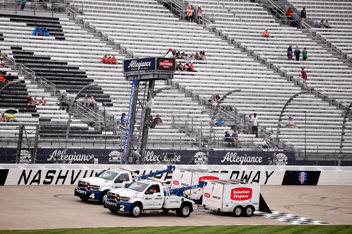 Denny Hamlin Secures Nashville Pole as Rain Washes Out Cup Series Qualifying