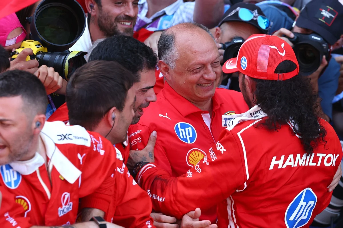 Frederic Vasseur’s Long Game Pays Off as Lewis Hamilton Secures Landmark Ferrari Win