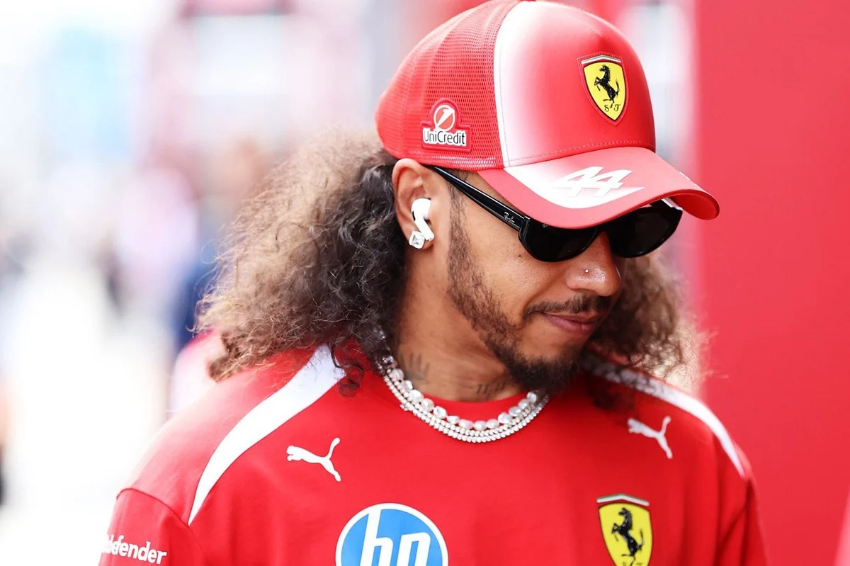 Hamilton Commands Rare Ferrari Three-Seater at Fiorano Amidst Post-Victory Celebrations