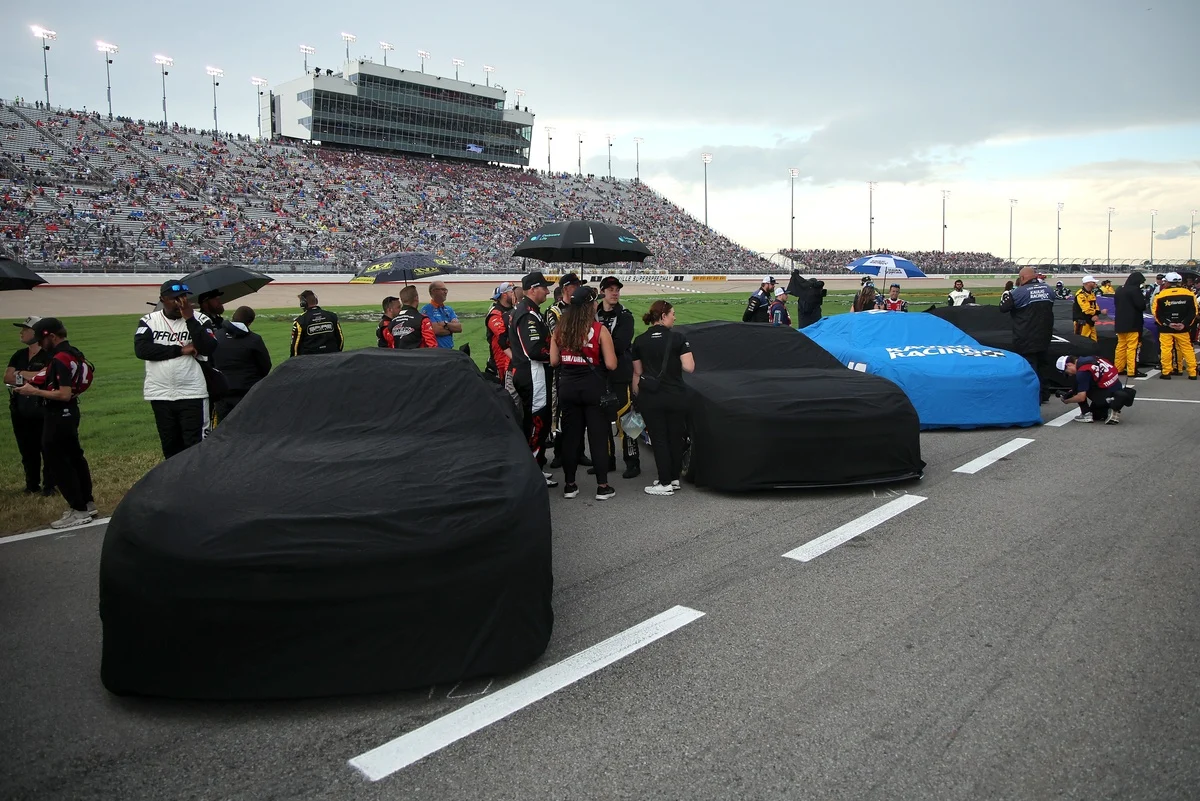 Nashville Speedway Under Wet Skies as NASCAR Cup Series Debut is Postponed by Lingering Thunderstorms