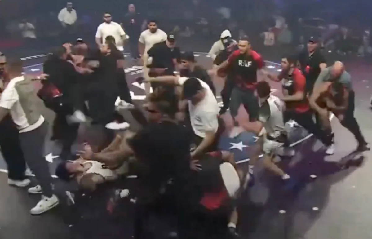 Post-Match Chaos Erupts at RAF 10 as Chimaev-Danis Bout Ends in Brawl