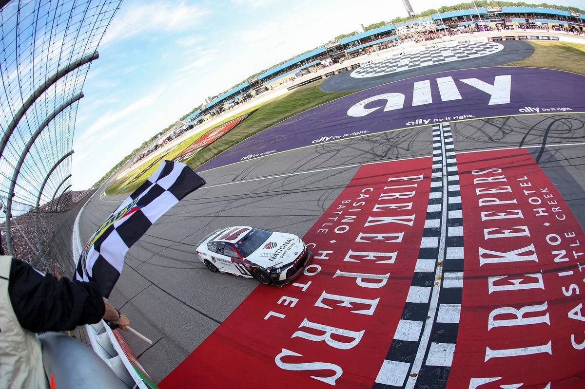 Toyota Dominates Chaotic Michigan Cup Race as Hamlin Claims Victory