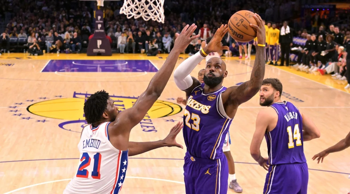 Champion Knicks clear favorites to be LeBron James’ first 76ers opponent in 2026-27 NBA season at Kalshi