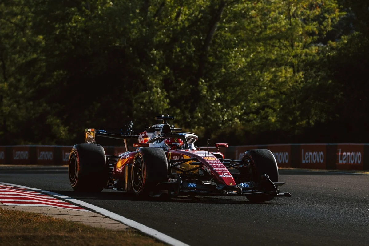 Leclerc Tempers Ferrari Expectations Despite Strong Hungarian Grand Prix Friday Pace