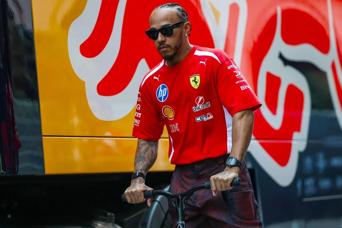 Formula 1 Ace Lewis Hamilton Introduces New Canine Companion, Halo, During Mid-Season Break.