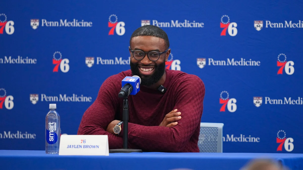 Jaylen Brown Reflects on Celtics Departure and Philadelphia 76ers Future, Discussing Tatum Relationship and Team Dynamics