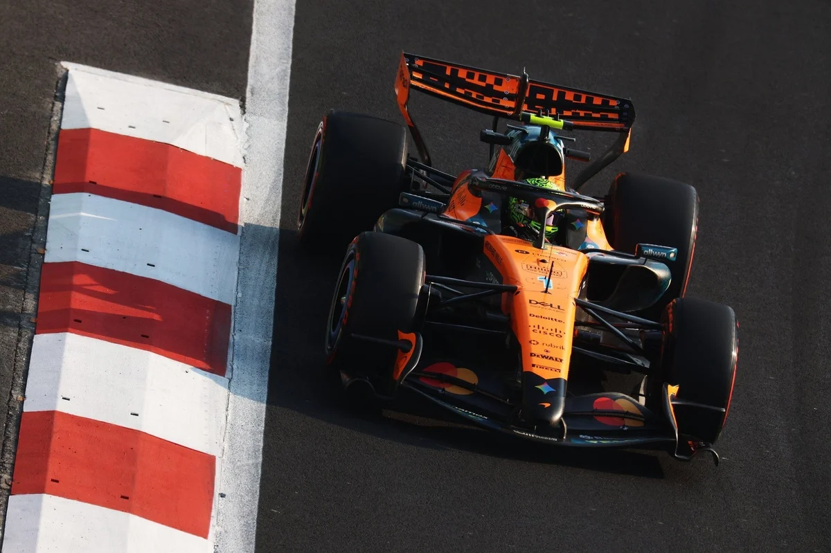 Norris Claims Mexico GP Final Practice by Hairline Margin Over Antonelli